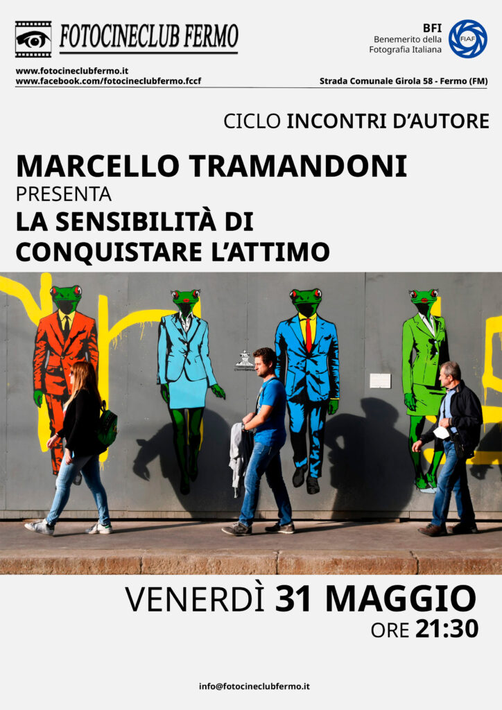 Marcello Tramandoni - La sensibilità di conquistare l'attimo